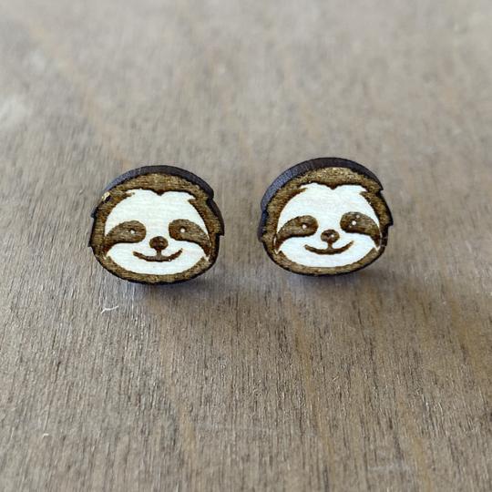 Sloth Stud Earrings