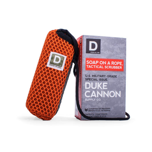 Duke Cannon - Tactical Soap on a Rope Scrubbing Pouch